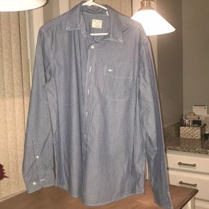 blue long sleeve shirt